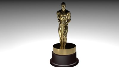 En oscarsstatyett.