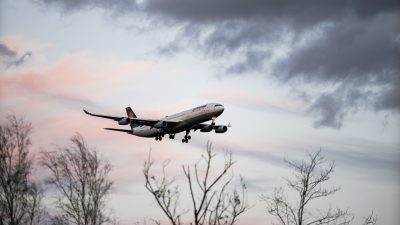 Ett flygplan.